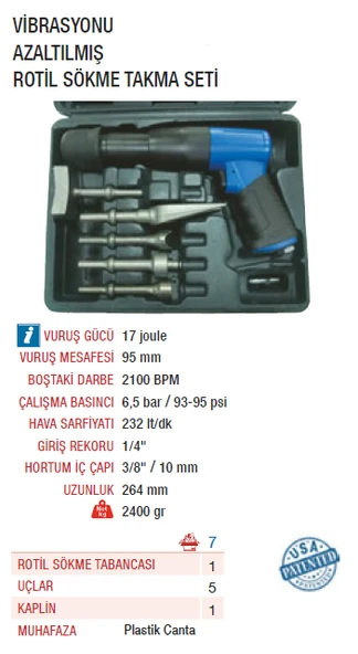 Emax Vibrasyonu Azaltılmış Rotil Sökme Takma Seti - Emax ET2250 - 2