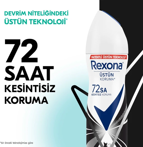 Rexona Kadın Sprey Deodorant Invisible 72 Saat Kesintisiz Koruma 150 ml x3 - 3