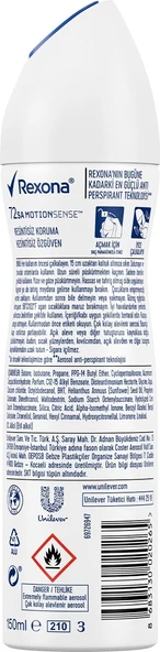 Rexona Kadın Sprey Deodorant Invisible 72 Saat Kesintisiz Koruma 150 ml x3 - 8
