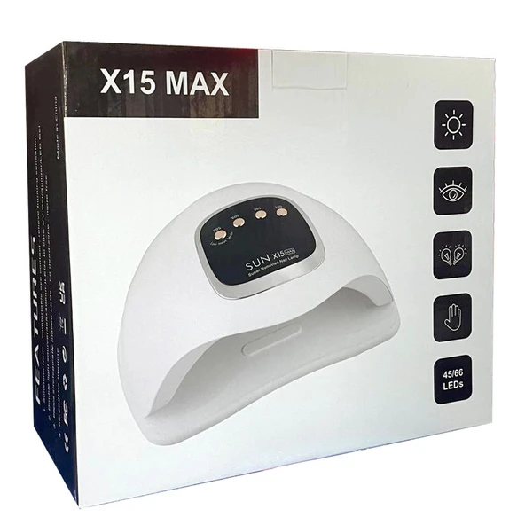 Sun X15 Max UV Led Kurutucu 280 Watt-66 Led Tırnak Oje Kurutma Cihazı - 5