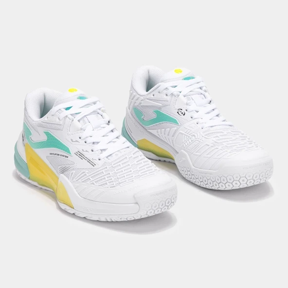 Joma Roland Kadın Beyaz Toprak & Sert Kort Tenis Ayakkabısı TROLLS2532AC - 2