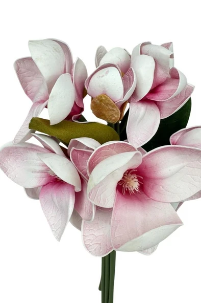 Yapay Çiçek Manolya Letex Eva Magnolia 33cm Pembe Koyu - 4