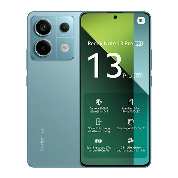 XİAOMİ REDMİ NOTE 13 PRO 5G 256 GB - 8 GB Ram (MAVİ) (İTHALATÇI GARANTİLİ)