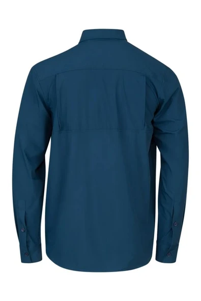 2AS Gear Lacivert Erkek Uzun Kollu Gömlek - Resim 5