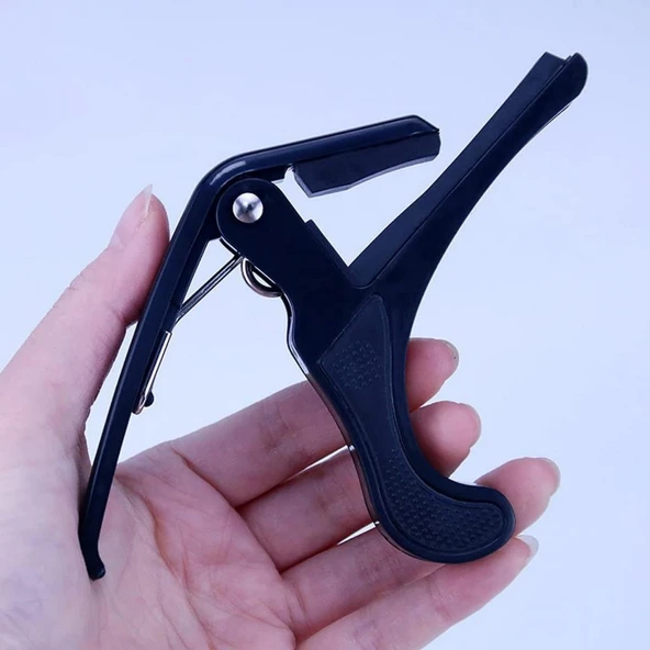 Akort Cihazı Akort Aleti + Kapo Seti Tuner Saz Gitar Keman Ukulele Akort Aleti - 3