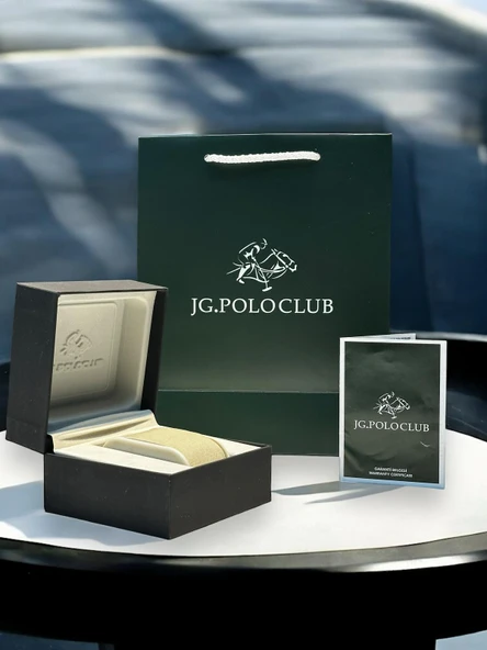 Jg.Polo Club Çelik Kasa & Kordon Kararma Ve Renk Atma Yapmaz Kadın Kol Saati+Bileklik JG04370.5 - Resim 4