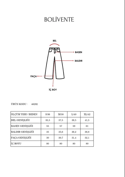Bej Salaş Kesim Modal Dokuma Pantolon - Resim 4