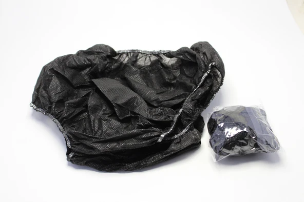 100 Adet Tek Kullanımlık Tela Slip Külot Tek Tek Poşetli Spa Masaj Hasta Külodu Hijyenik Kullan At İç Çamaşırı Nefes Alabilen Kumaş - 2