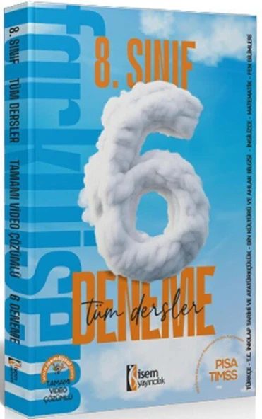 İSEM Yayıncılık 8. Sınıf Tüm Dersler 6 lı Deneme ürün görseli