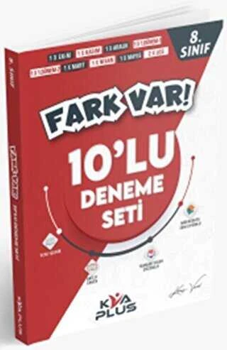 Koray Varol Akademi 8. Sınıf LGS Fark Var 10 lu Deneme Seti