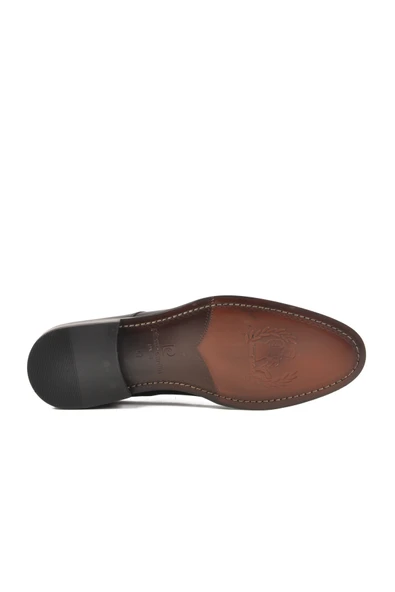 Pierre Cardin Siyah Hakiki Deri Erkek Klasik Ayakkabı 114006 M - 5