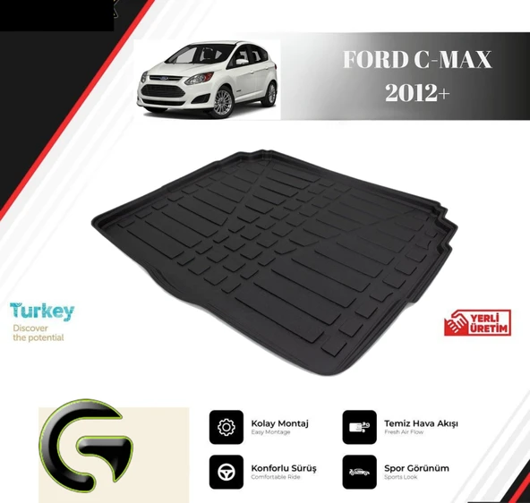 BAGAJ HAVUZU FORD C-MAX 2012+