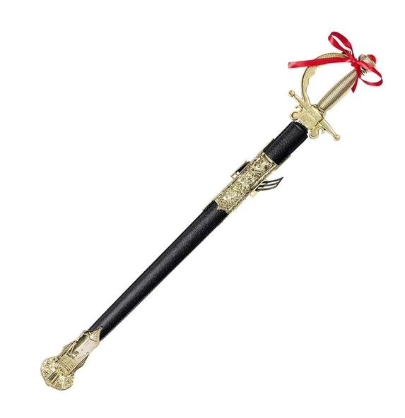 Nessiworld Altın Renk Kabzalı Zararsız Oyuncak Şövalye Kılıcı – 68 cm (Plastik) - 3