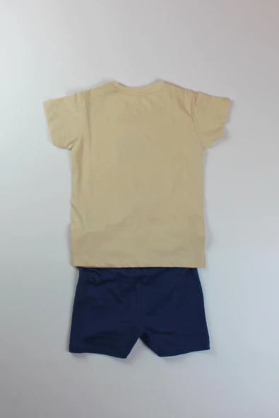 Losan Erkek Bebek Penye Şort Takım - Resim 2
