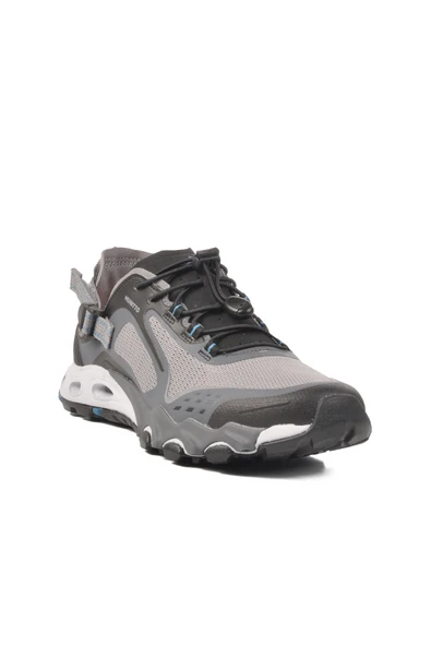 Humtto Gri Hafif Esnek Fileli Erkek Spor Ayakkabı 660893A M - Resim 3