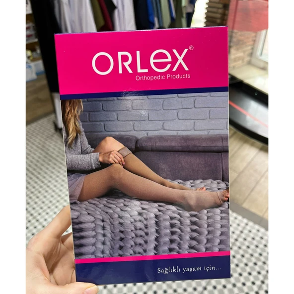 ORLEX DİZ ALTI BURNU KAPALI 7 NUMARA VARİS ÇORABI