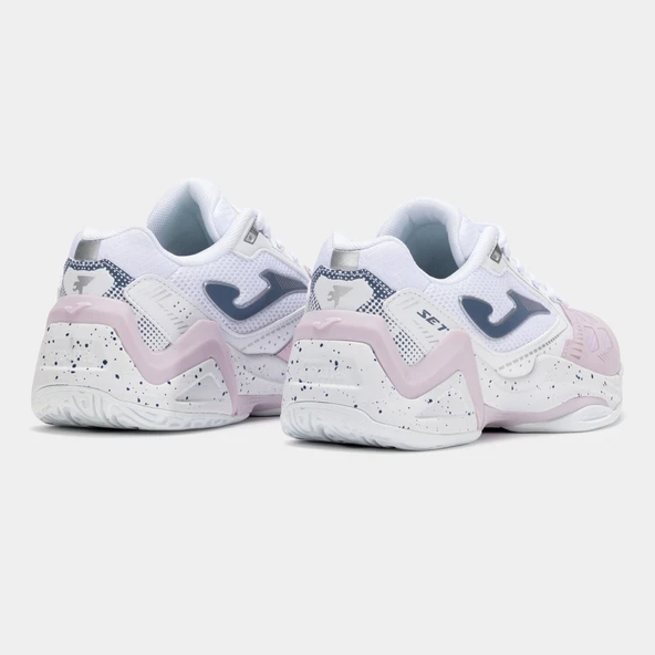 Joma Set Kadın Beyaz Toprak & Sert Kort Tenis Ayakkabısı TSELS2532AC - 3