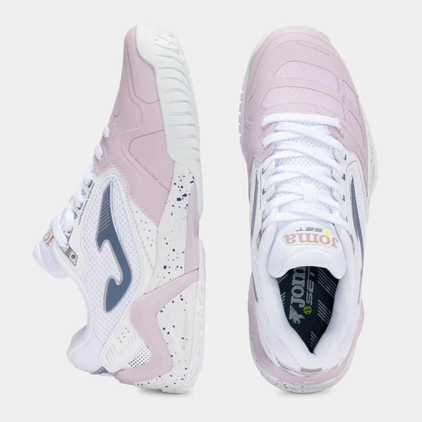 Joma Set Kadın Beyaz Toprak & Sert Kort Tenis Ayakkabısı TSELS2532AC - 4