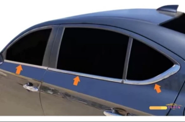 Honda City Krom Cam Çıtası 2021+ sonrası ürün görseli