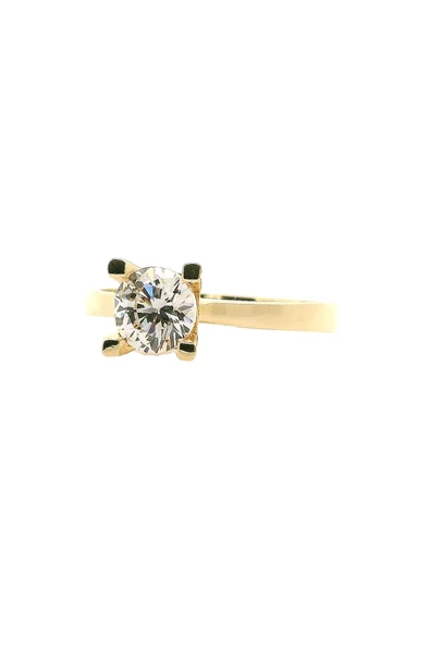 Cigold Tektaş Yüzük 14 Ayar Altın 1.53 Gr OA-C11601029201 - 3