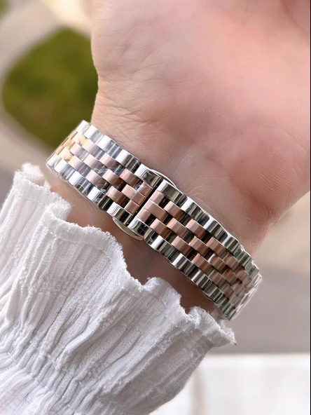 Jg.Polo Club Çelik Kasa & Kordon Kararma Ve Renk Atma Yapmaz Kadın Kol Saati+Bileklik JG03036.4 - Resim 3