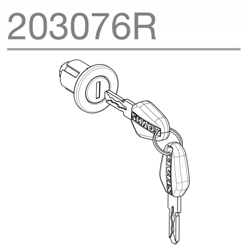 SHAD ANAHTARLI KİLİT MEKANİZMASI SH48/50/58X/59X UYUMLU