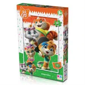 KS GAMES PUZZLE 50 PARCA 44 CATS PUZZLE CAT 709 ürün görseli 1