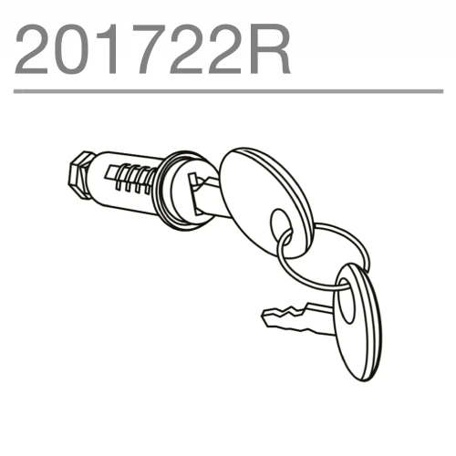 SHAD MOTOSİKLET ÇANTA ANAHTARLI KİLİT MEKANİZMASI SH26-47 ARASI UYUMLU