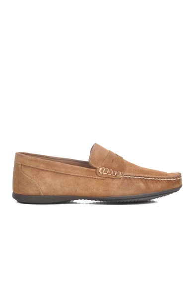 Ayakmod Kahve Süet Hakiki Deri Erkek Casual Ayakkabı Kazar M ürün görseli