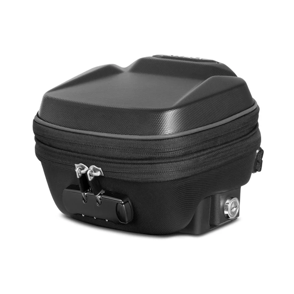 SHAD E03C ÇİFT KİLİT SİSTEMLİ EXPANDABLE GENİŞLEYEBİLİR MOTOSİKLET DEPO ÜSTÜ ÇANTA 3-4 Litre
