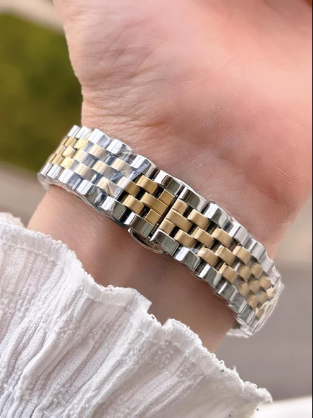 Jg.Polo Club Çelik Kasa & Kordon Kararma Ve Renk Atma Yapmaz Kadın Kol Saati+Bileklik JG03036.2 - 3