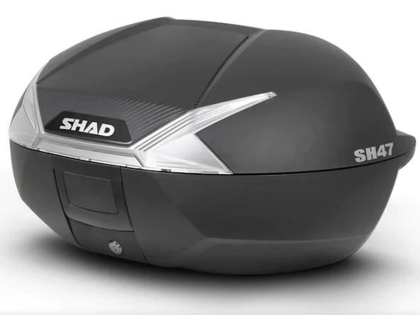 SHAD SH47 MOTOSİKLET ARKA ÇANTA Beyaz (47 Litre)
