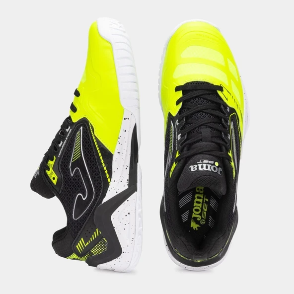 Joma Set Siyah Erkek Toprak & Sert Kort Tenis Ayakkabısı TSETS2531AC - Resim 4