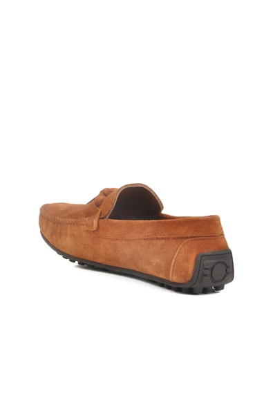 Ayakmod Taba Süet Hakiki Deri Erkek Casual Ayakkabı 2Y0216-163-2 M - 4