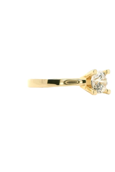 Cigold Tektaş Yüzük 14 Ayar Altın 1.53 Gr OA-C11601029201 - 4