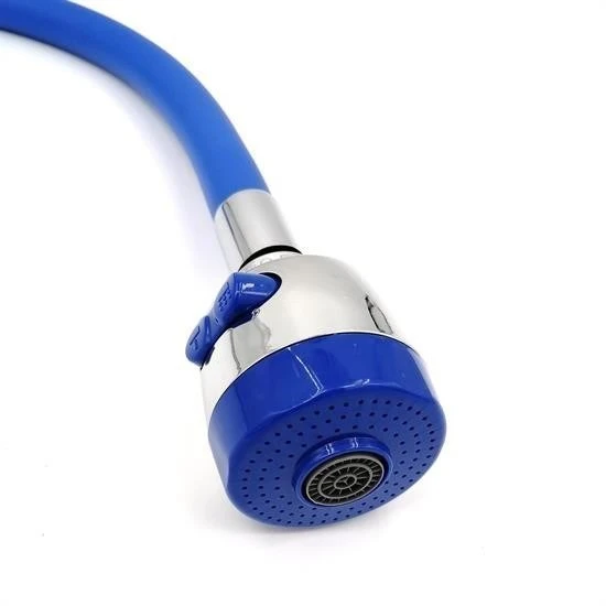 BUFFER® Oynar Başlıklı Tasarruflu Kubar Musluk Borusu ve Başlığı Mavi - 3