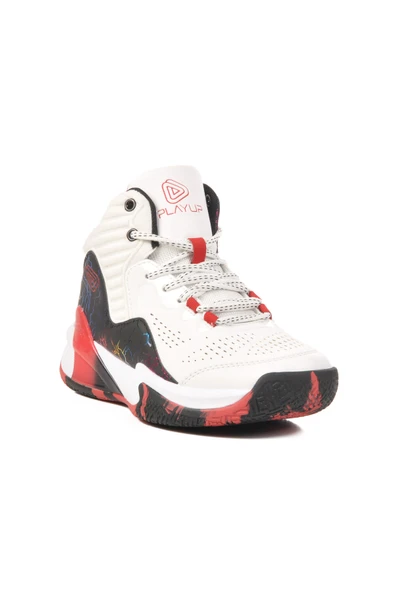 Playup Beyaz Unisex Basketbol Ayakkabısı GS-251-522 G - 3