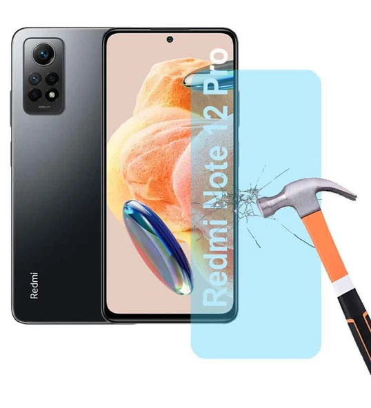 Logis Redmi Note 12 Pro Antistatik 5D Tam Kaplayan Ekran Koruyucu Cam - 3