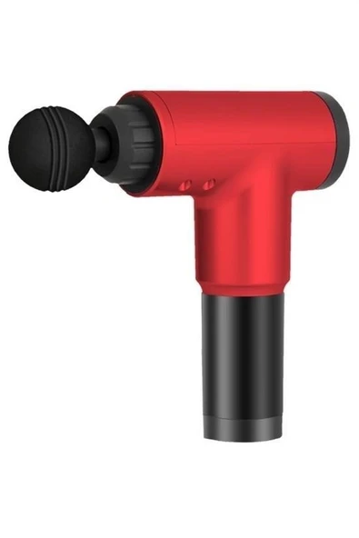 BUFFER® 4 Başlıklı 6 Seviye Hız Ayarlı Vurmalı Kas Yoğurmalı Titreşimli Masaj Tabancası Aleti - 5