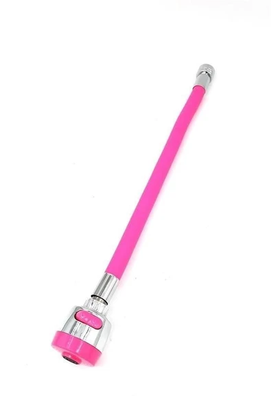 BUFFER® Oynar Başlıklı Tasarruflu Kubar Musluk Borusu ve Başlığı  Pembe - 2