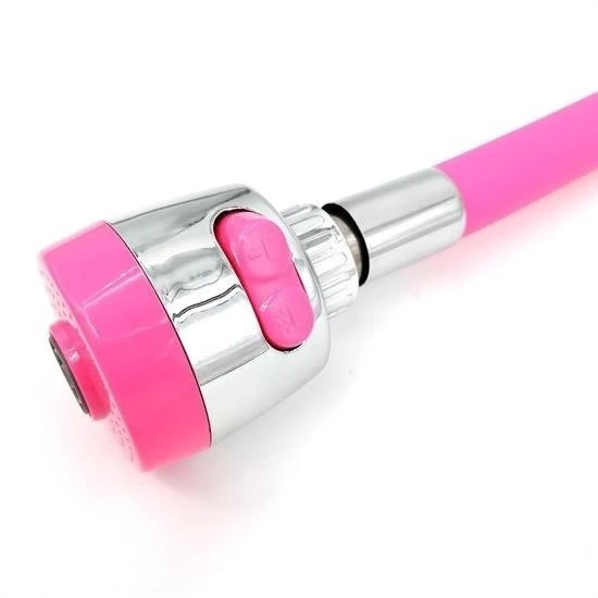 BUFFER® Oynar Başlıklı Tasarruflu Kubar Musluk Borusu ve Başlığı  Pembe - 5