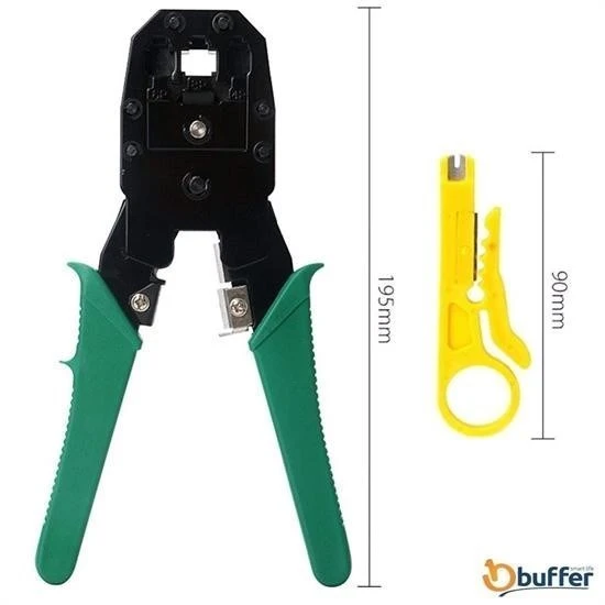 BUFFER® 3ü 1 Arada Modüler Kablo Sıkma,Soyma ve Kesme Pensesi - 3