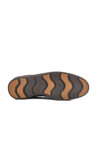 Ayakmod Kahve Nubuk Hakiki Deri Erkek Casual Ayakkabı 2Y8771-F305 M - Resim 5