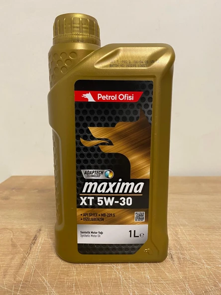 Petrol Ofisi Maxima XT 5W-30 1Litre Motor Yağı (04/2025 Üretim)