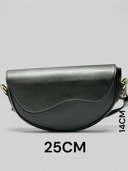 VELSE Suni Deri Bayan Omuz Çantası - Resim 2