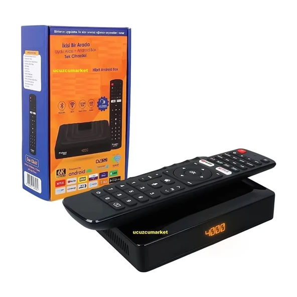 ANDROİD 14 4GB/32GB TV BOX + HD UYDU ALICI (İKİSİ BİR ARADA SÜPER ÜRÜN) - 2