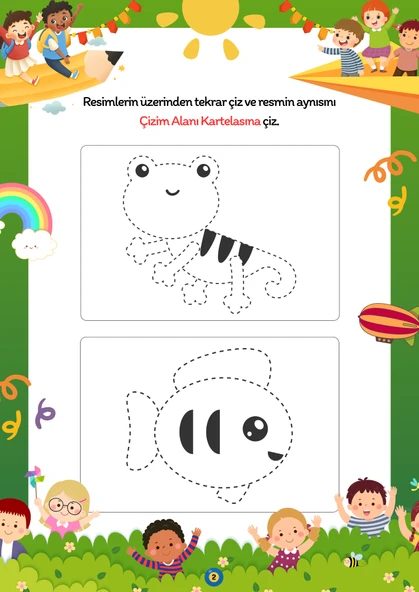 Resim Çizmeyi Öğreten YAZ-SİL Kitabı - 3