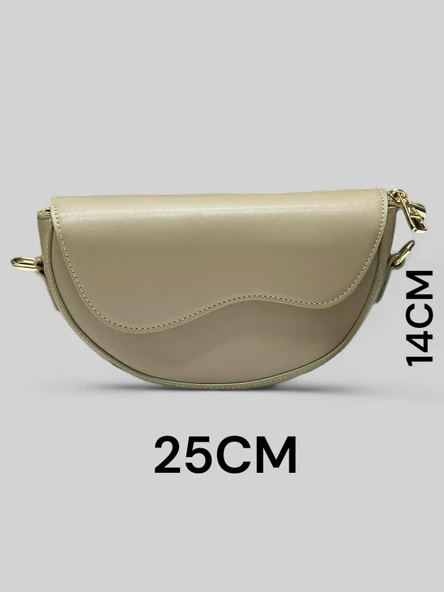 VELSE Suni Deri Bayan Omuz Çantası - Resim 2