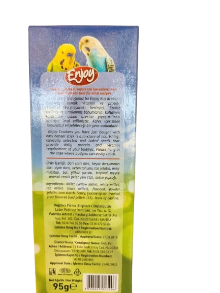 ENJOY MEYVE AROMALI KRAKER (95 g) - 2