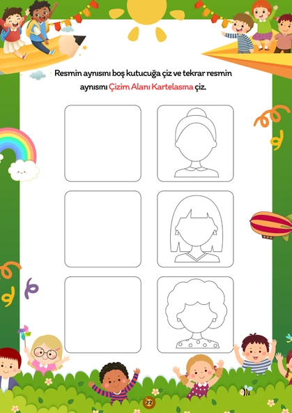 Resim Çizmeyi Öğreten YAZ-SİL Kitabı - 5